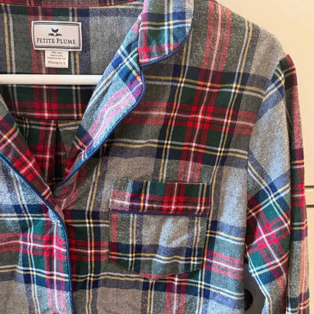 Petite Plume Westminster Tartan Cotton Nightgown